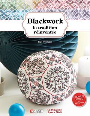 Borduurblad productfoto Boek La tradition réinventée 'Blackwork'