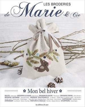 Borduurblad productfoto Boek Les broderies de Marie & cie 'Mon bel hiver'