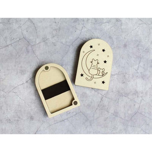 Borduurblad productfoto Naaldendoosje met magneetstrip Moon