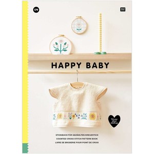 Borduurblad productfoto BOEK RICO DESIGN 'HAPPY BABY' 179