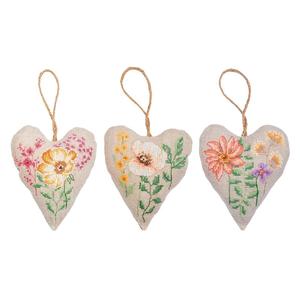 Borduurblad productfoto Borduurpakket Vervaco deco hartje ‘Wildflowers’