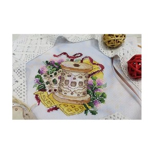 Borduurblad productfoto Borduurpakket MP Studia ‘Handmade stuff - Lace’ 2