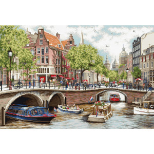 Borduurblad productfoto Borduurpakket Luca-S ‘Amsterdam’