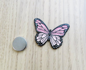Borduurblad productfoto Needleminder (naaldenmagneetje) ‘Spring Butterfly’ 2