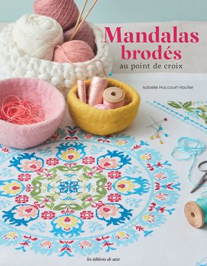 Borduurblad productfoto Boek mandalas brodés - au point de croix