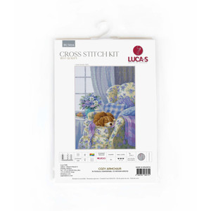 Borduurblad productfoto Borduurpakket Luca-S ‘Cozy Armchair’ 2