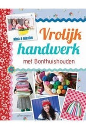 Borduurblad productfoto Boek Vrolijk handwerk met Bonthuishouden