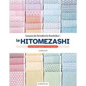 Borduurblad productfoto Boek Leçon de broderie Sashiko: le Hitomezashi