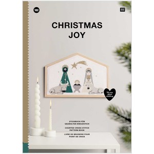 Borduurblad productfoto BOEK RICO DESIGN 'CHRISTMAS JOY' 182