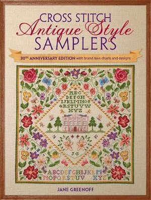 Borduurblad productfoto Boek Cross Stitch Samplers, antique style – Jane Greenof