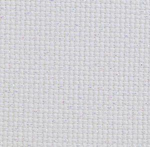 Borduurblad productfoto 14 count aida Star irisé/opal
