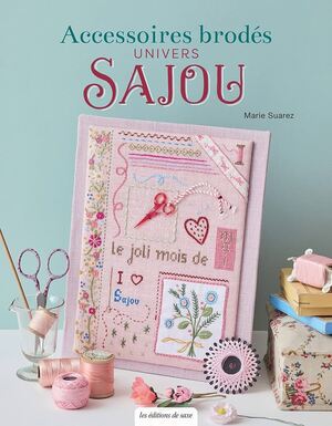 Borduurblad productfoto Boek Accessoires brodés univers Sajou - Marie Suarez