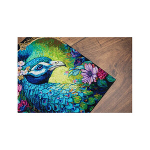 Borduurblad productfoto Borduurpakket Luca-S ‘Trotse Pauw’ 2
