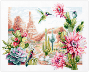 Borduurblad productfoto Borduurpakket Magic Needle ‘Wild West Flowers’