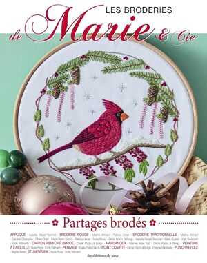 Borduurblad productfoto Boek Les Broderies de Marie & Cie - Partages Brodés