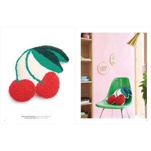 Borduurblad productfoto Boek Rico Design Punch Needle No. 6 Just Bees   Fruits   Flowers 2