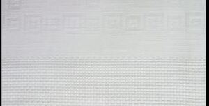 Borduurblad productfoto LINDNER KREUZSTICHE DEKSERVET FLAMME 80 X 80 CM - WIT 2