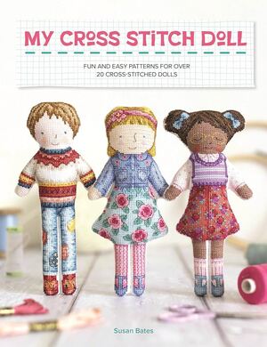 Borduurblad productfoto Boek My Cross Stitch Doll - Susan Bates