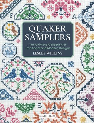 Borduurblad productfoto Boek Quaker Samplers - Lesley Wilkins