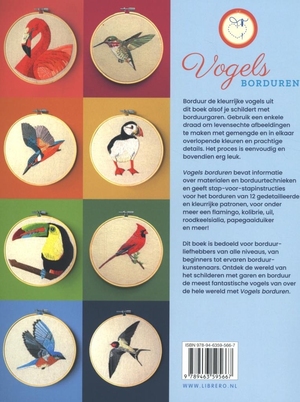 Borduurblad productfoto Boek Vogels Borduren - Beth Hotes 2
