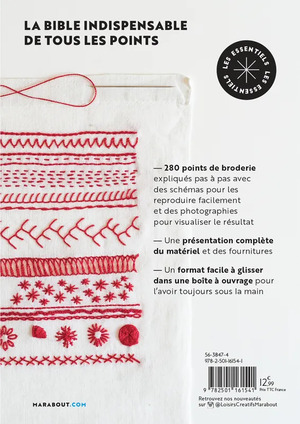 Borduurblad productfoto Boek La Broderie en 280 Points - Marabout 2