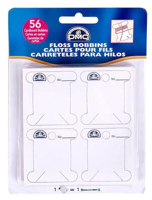 Borduurblad productfoto DMC Kartonnen wikkelkaartjes (bobbins)