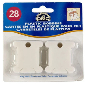 Borduurblad productfoto DMC Plastic wikkelkaartjes (bobbins)