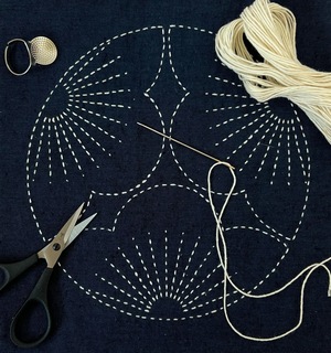 Borduurblad productfoto Workshop Sashiko