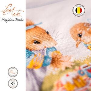 Borduurblad productfoto Borduurpakket LanArte Marjolein Bastin ‘Picknick met Vera’ 2