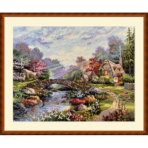 Borduurblad productfoto Borduurpakket Merejka ‘Springtime Glory’ 2
