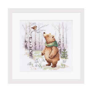 Borduurblad productfoto Borduurpakket Alisa ‘Forest Tales Spring has Come’