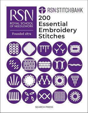 Borduurblad productfoto Boek RSN Stitch Bank: 200 Essential Embroidery Stitches