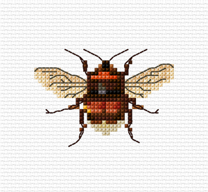 Borduurblad productfoto Patroon Hommel - Thea Gouverneur