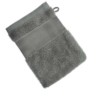 Borduurblad productfoto Rico Design Washandje van biologisch katoen - antraciet