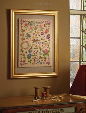 Borduurblad productfoto Boek Cross Stitch Samplers, antique style – Jane Greenof 2