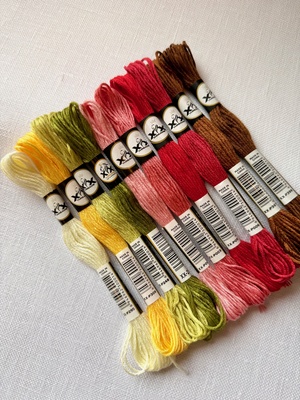 Borduurblad productfoto XX Garenset Mei 2