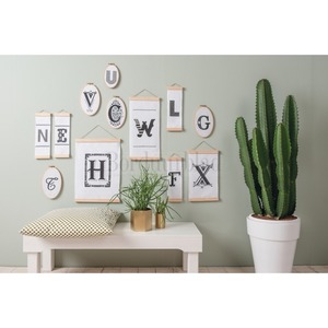 Borduurblad productfoto Houten posterhanger 10 cm breed 2