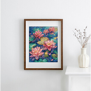 Borduurblad productfoto Borduurpakket Leti Stitch ‘Water Lily’ 2