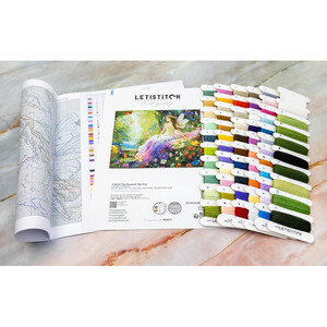 Borduurblad productfoto Borduurpakket Leti Stitch ‘Enchanted Spring’ 2