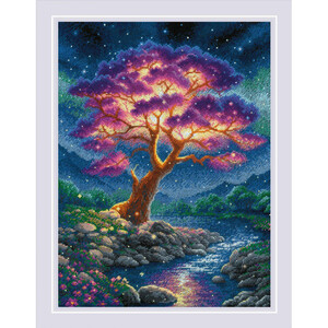 Borduurblad productfoto Borduurpakket Riolis ‘Mysterious Universe’