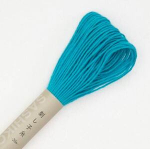 Borduurblad productfoto Sashiko borduurgaren - turquoise