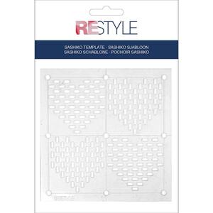 Borduurblad productfoto ReStyle Sashiko sjabloon harten