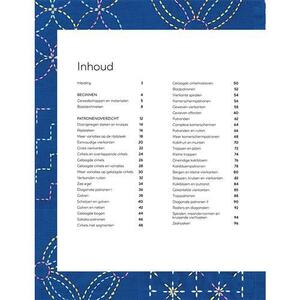 Borduurblad productfoto Boek Sashiko - Susan Briscoe Nederlands 2