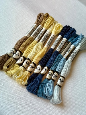 Borduurblad productfoto XX Garenset Juli 2