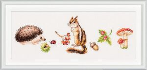 Borduurblad productfoto Borduurpakket Dutch Stitch Brothers – Forest Friends