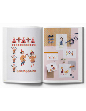 Borduurblad productfoto Boek Tendre Enfance - Perrette Samouïloff 2