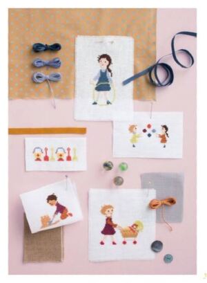 Borduurblad productfoto Boek Tendre Enfance - Perrette Samouïloff 2