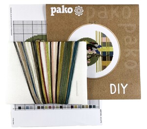 Borduurblad productfoto Borduurpakket Pako - Vogel 2