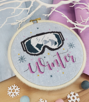 Borduurblad productfoto Digitaal patroon Winter - Zweigart