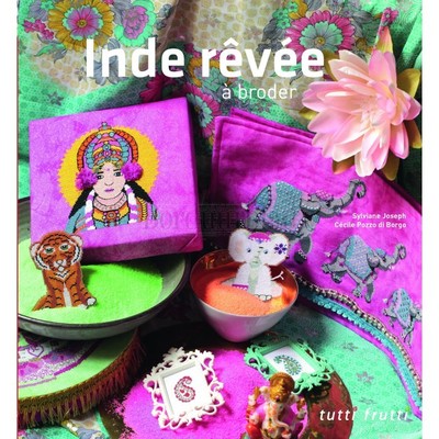 Borduurblad productfoto Borduurboek Inde rêvée a broder 2